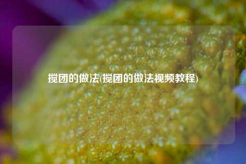 搅团的做法(搅团的做法视频教程)